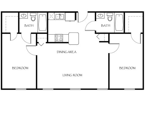 12 2bedroom 600 Sq Ft Apartment Floor Plan 600 Sq Ft Cabin 600 Square