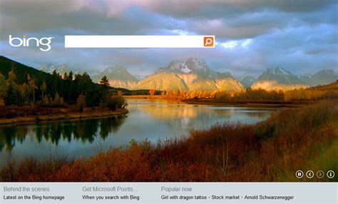 Microsoft Enables Html5 Video Images On Its Bing Home Page Zdnet
