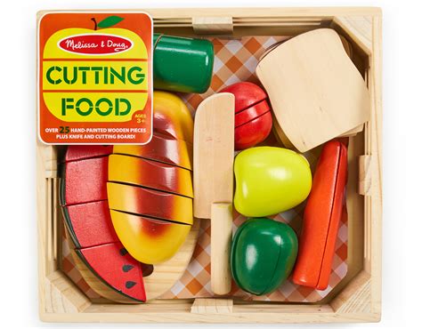 Melissa And Doug Cutting Food Set 25 Piece Boxed