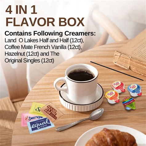 Coffee Creamer Paquete Variado Individual 48 Unidades Incluye Land