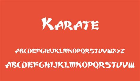 Karate Free Font