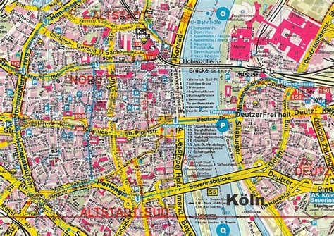 My Favorite Views Germany Koln Map Of The City