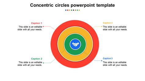 Creative Concentric Circle Powerpoint Template Design