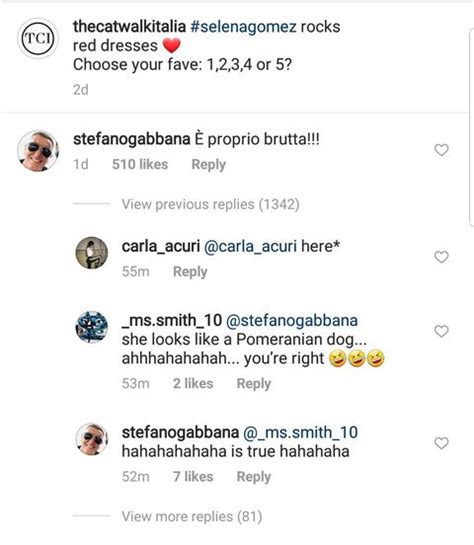 Stefano Gabbana Calls Selena Gomez Ugly On Instagram And Fans Are