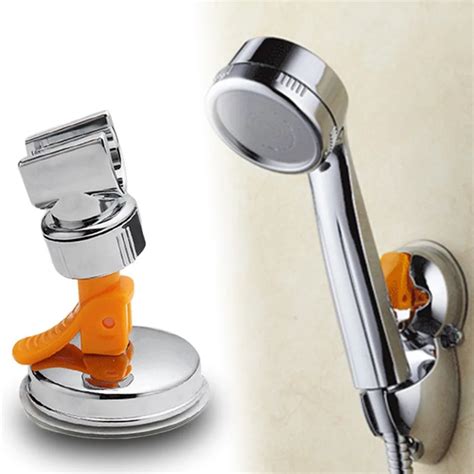 durable bathroom accessories with vacuum suction cup shower head holder head hook shower