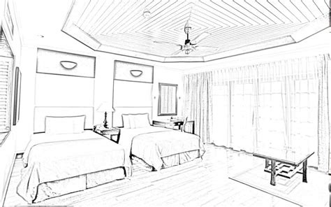 Interior Perspective Drawing At Getdrawings Free Download