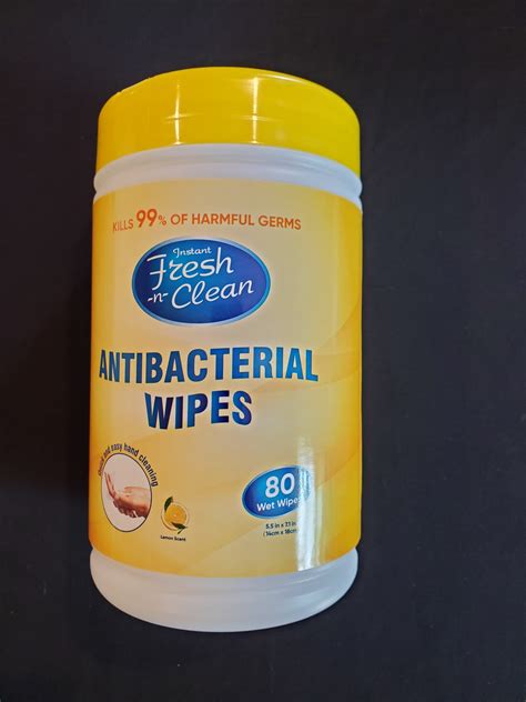 Antibacterial Wipes Cpr 1st Aid