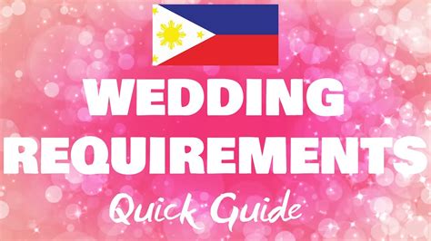 how to get married in the philippines 👰🤵 foreigner and filipino youtube