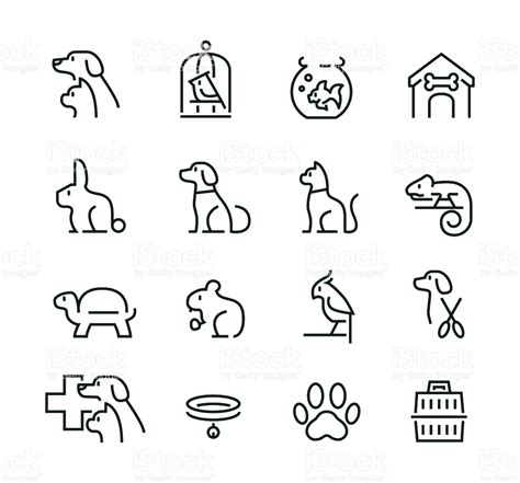 Pet Icon Set Ready To Use For Corporate Identity