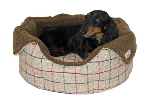 Removable breathable cat dog bed. High-Sided Luxury Tweed Slumbernest Dog Beds | eBay