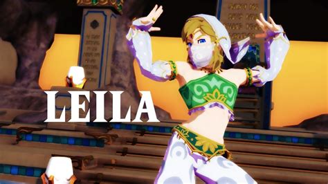 Leila Collab Motion Dl Gerudo Vai Link The Legend Of Zelda Botw