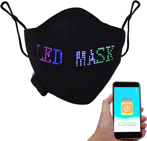 Buy Liovode Led Masklight Up Mask Programmable Face Mask Led Display