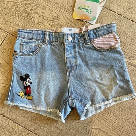 Mickey Mouse Disney Jean Denim Shorts