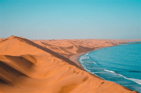 Download Namibia Desert Meets The Sea Wallpaper