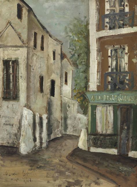 Maurice Utrillo 1883 1955 La Belle Gabrielle à Montmartre Christies