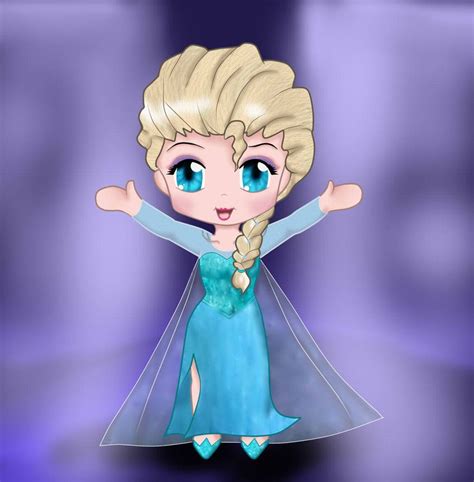 Chibi Elsa By Punkbune On Deviantart Chibi Elsa Elsa Frozen