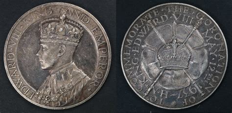 Medalcoronation Of Edward Viii 1937 Rare Ma Shops