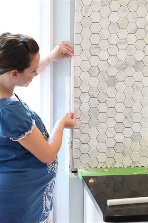 It would be much harder depending on the install but you'll have to cut part of the trim and glue the intall. Feeling Edgey - Bower Power | Trendy kitchen backsplash ...