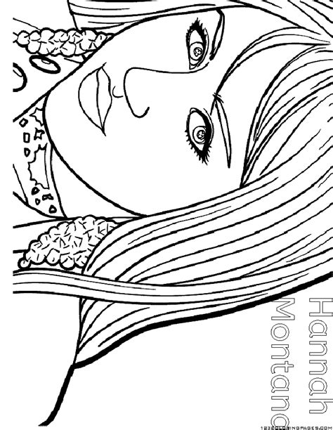 This figures can be looked at from television serials, books, cartoon, and soon. Hannah montana Coloring Pages