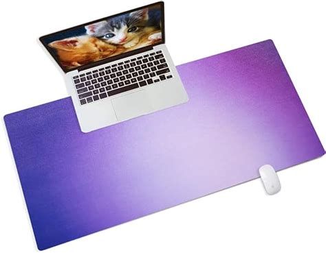 Colorful Star Purple Desk Mat Woman Office Desk Pad