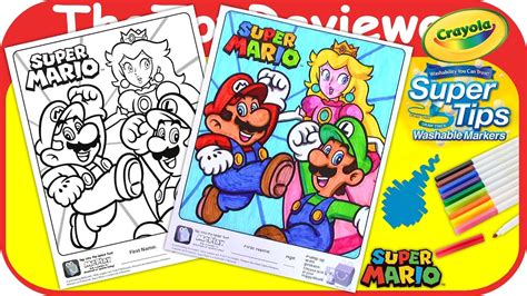 New super mario bros u deluxe online by gaelcenturion201. Super Mario Peach Luigi Deluxe Coloring Book Page Crayola ...