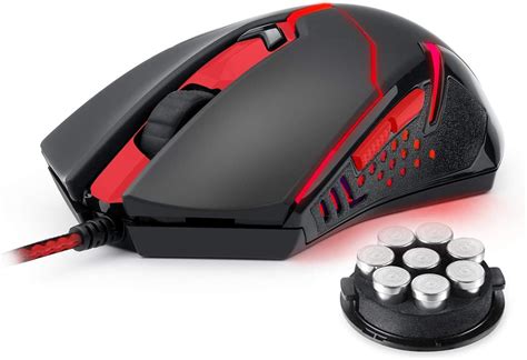 Redragon M601 Gaming Mouse Wired With Red Led 3200 Dpi Uk