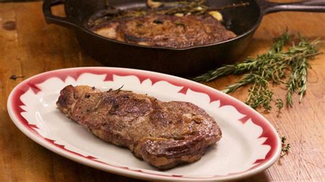 Cook until brown on the flip side, about 3 more minutes. Curtis Stone's Butter-Basted Pan-Seared Ribeye Steak ...
