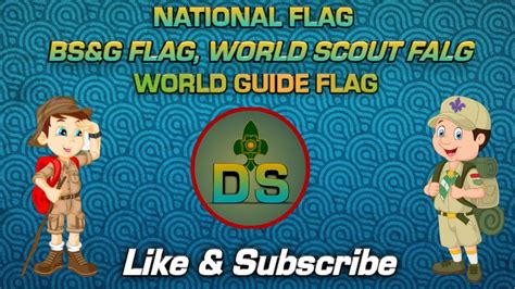 National Flag Bharat Scout Guide Flag World Scout Flagworld Guide