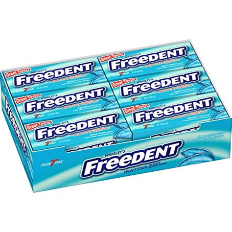 Freedent Spearmint Chewing Gum 15 Count Pack Of 12 Pricepulse