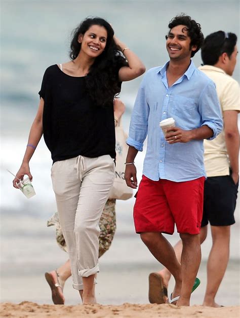 Kunal Nayyar And His Wife Hit The Beach In Maui In Hawaii On Saturday