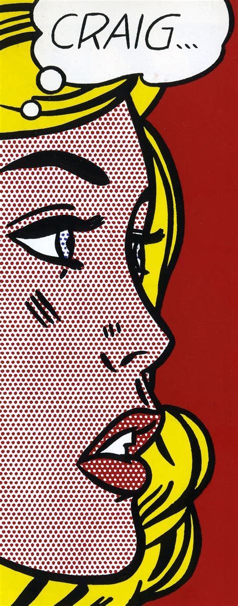 Lichtenstein Craig Lichtenstein Pop Art Andy Warhol Pop Art Pop Art Comic