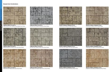 Brickform Stamped Concrete Color Combinations Reyescovin