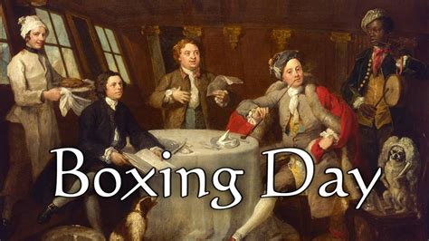 But the day has nothing to do with the sport of boxing. Origins of Boxing Day - YouTube