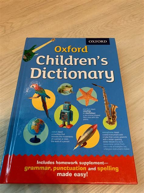 Oxford Children Dictionary Hobbies And Toys Books And Magazines Children