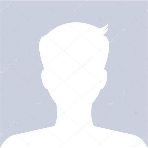 Erkek Avatar Profil Sosyal Web Sitesi Için Resim Kullanın Vektör
