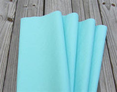 Tissue Paper 24 Sheets Aqua Blue Tissue Paper Etsy