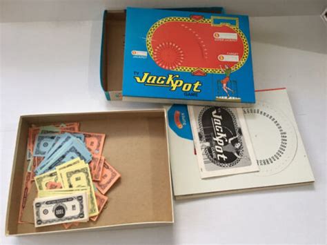 Jackpot Board Game As Seen On Tv Milton Bradley No4501 Vtg Complete