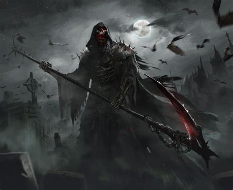 Artstation Classic Reaper George Vostrikov Grim Reaper Art Dark
