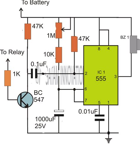 555 Timer Circuit Pin Diagram
