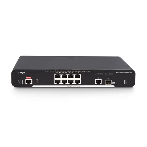 RUIJIE CLOUD MANAGED SWITCH, 9 GE PORT, 1 GE SFP (NON COMBO) , 8 POE PORT