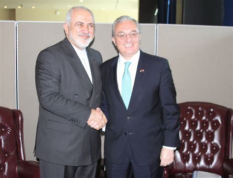 Zohrab Mnatsakanyan's meeting with Javad Zarif - mfa.am