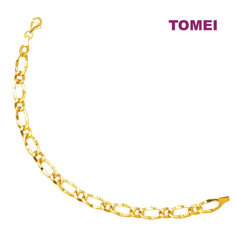 Tomei Lusso Italia Bracelet Yellow Gold 916 Tomei Gold
