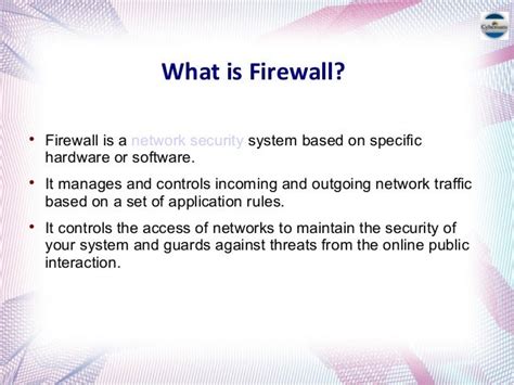 Firewalls Security Features And Benefits