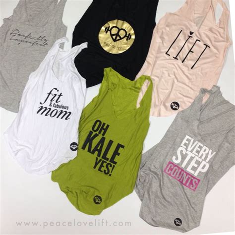 My Favorite Fitness Apparel Line Peace Love Lift Tanks From