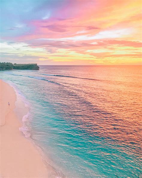 8 Best Instagram Spots In And Around Bali Pastel Sunset Beach