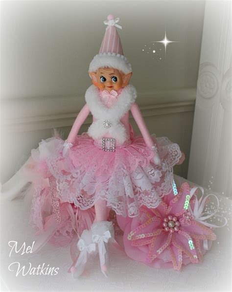 Gorgeous Pretty In Pink Santas Elf Pink Knee Hugger Vintage Pink Elves