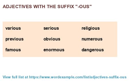 Inilah 6 Contoh Ide Contoh Kalimat Adjective Suffixes Koleksi Ucapan
