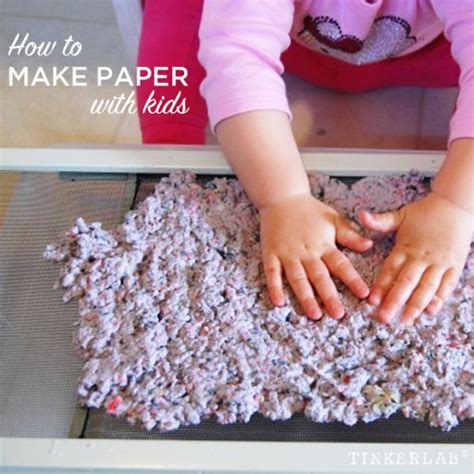 How To Make Paper With Preschoolers Tinkerlab