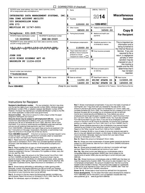 Fillable 1099 Misc Fill Out And Sign Online Dochub