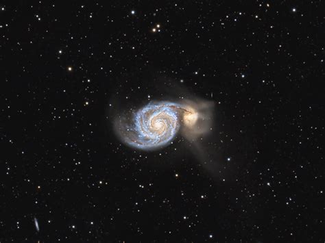 M51 The Whirlpool Galaxy Astrodoc Astrophotography By Ron Brecher